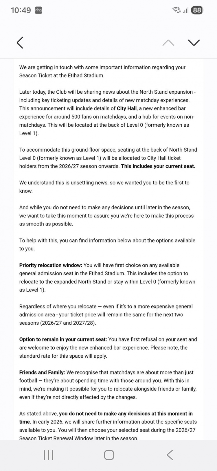 座位将受到 座位将受到